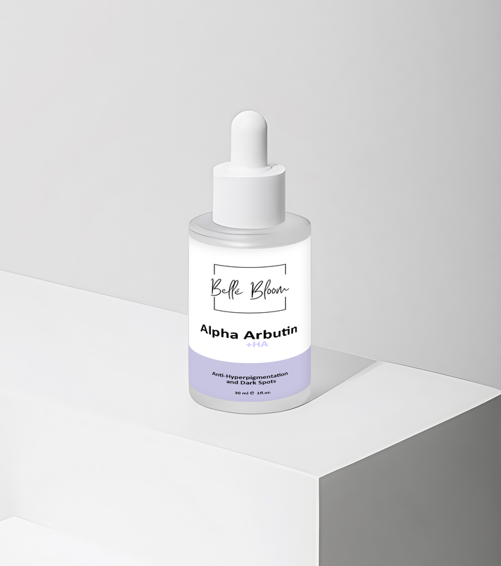 Belle Bloom Alpha Arbutin Serum for dark spots and pigmentation